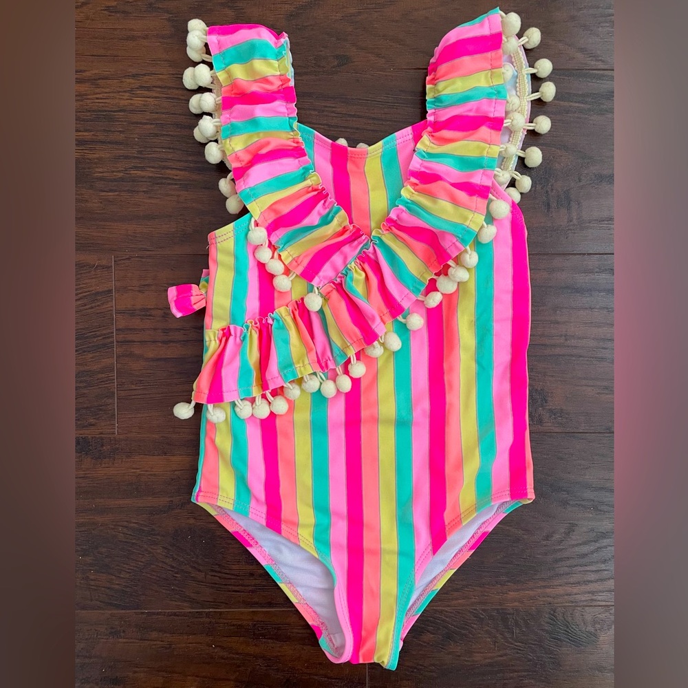 Nicole Miller girls 4T swimsuit